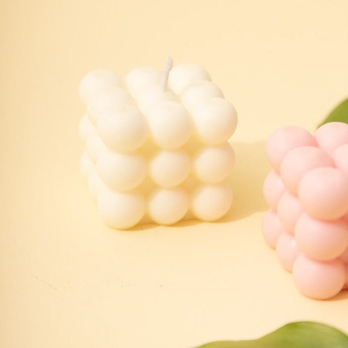 Velas aromáticas de burbujas